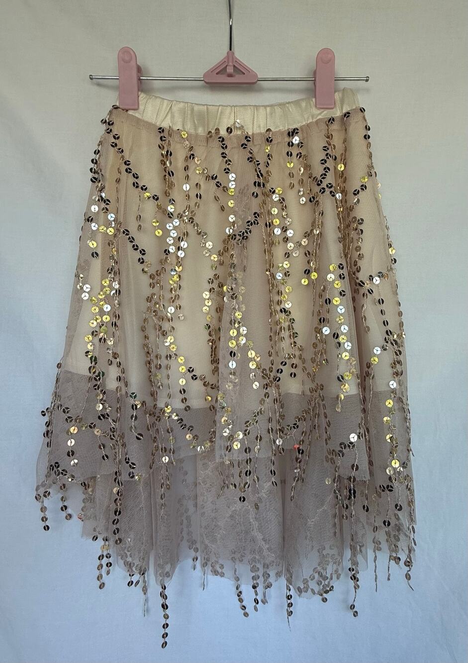Joyfolie Mia Joy Natasha Skirt in Gold Girl's Size 2